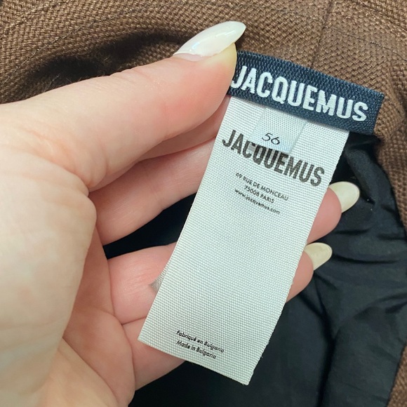 Jacquemus Chocolate Brown Wide Brim Hat - Picture 4 of 4